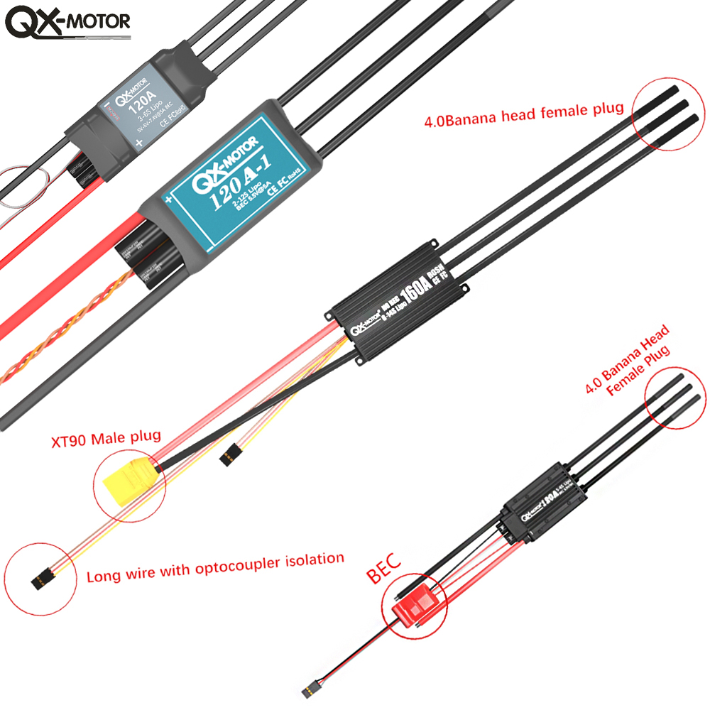 20A-120A Brushless ESC Speed C - Drone Gimbal Controller ulasan dan harga