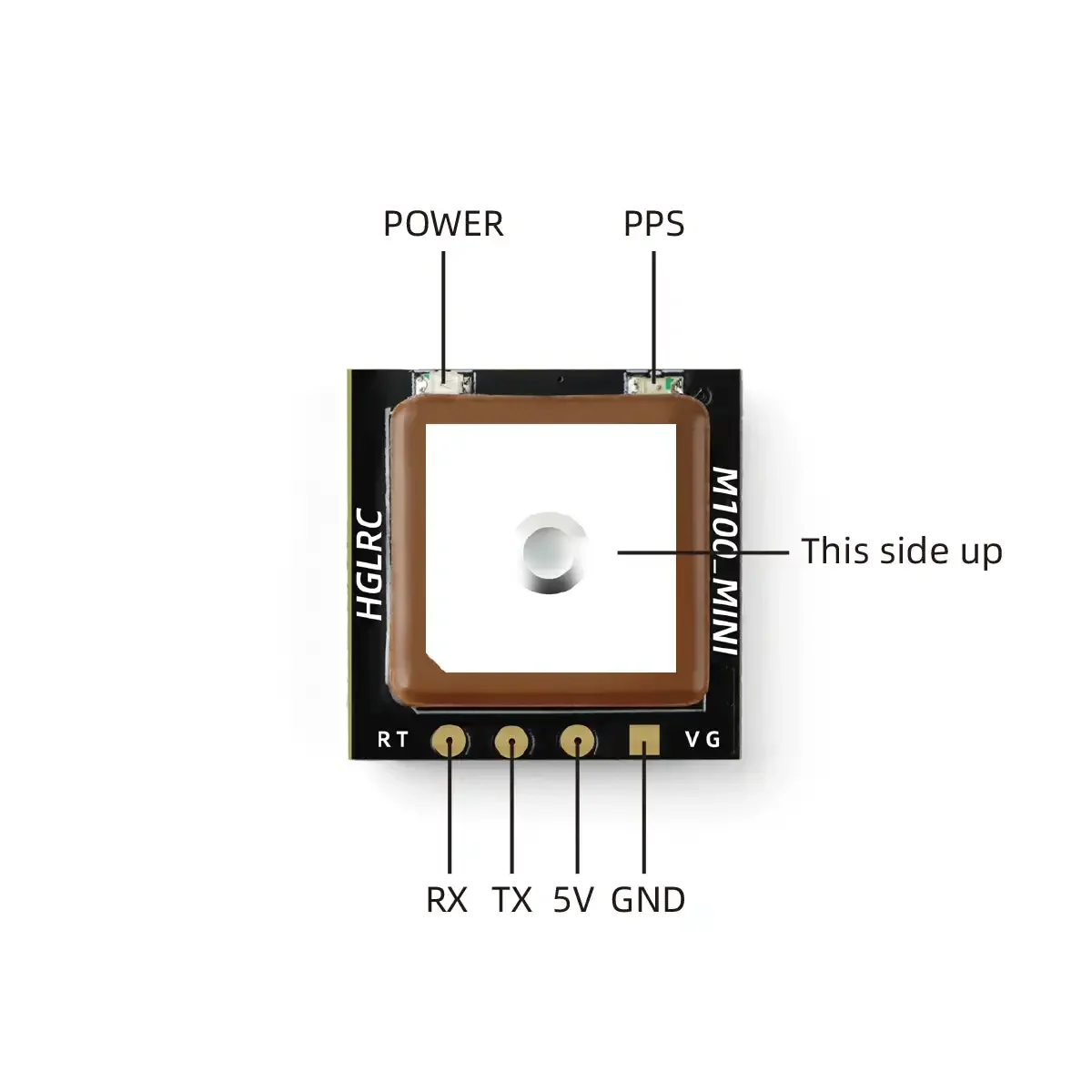 HGLRC M100 MINI GPS Module M10 - Drone Gimbal Controller ulasan dan harga